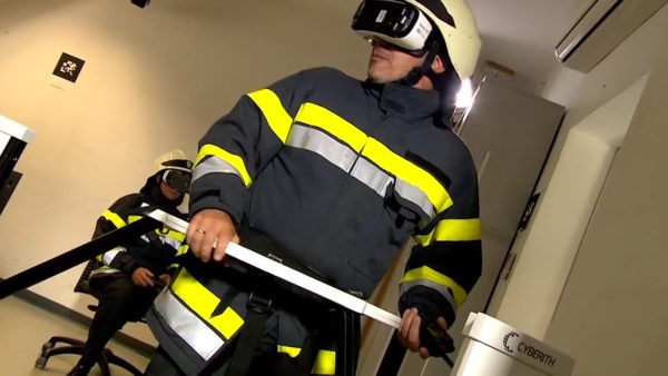 Firefighter in VR with Virtualizer