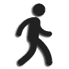 Icon indicating less physical effort for walking in the Virtualizer ELITE 2